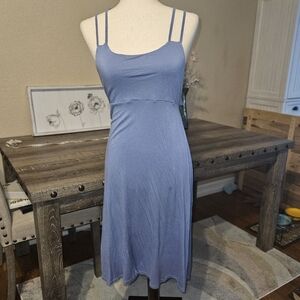 Beachy Criss-Cross Flowy Dress